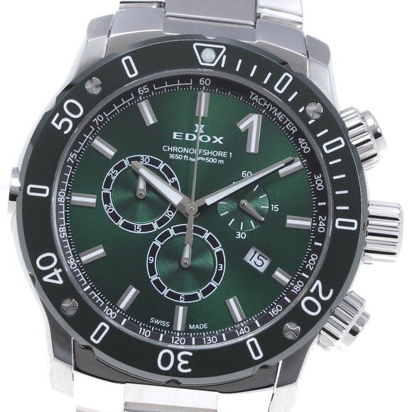 EDOX Chrono Offshore 1 10221-3VM5-VIN5 Chronograph Green Dial Quartz_869365 - Picture 2 of 7